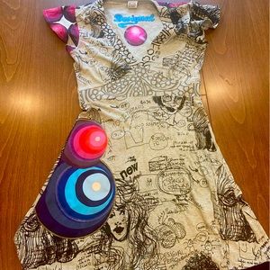 Desigual graffiti dress